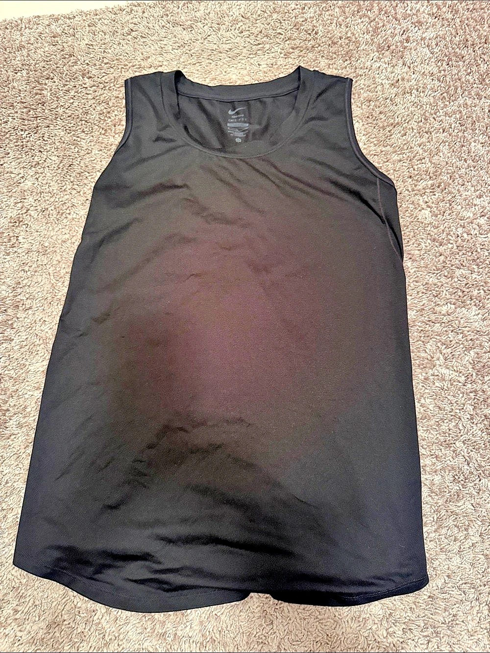 Nike Maternity One Dri-FIT tank top Dri-FIT Black Small